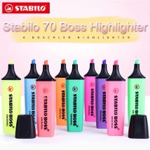 1 Stück Stabilo Textmarker Original 70 Textmarker Kinder Stroke Key Mark mit großer Kapazität Farbe kleiner frischer Markierungsstift
