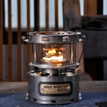 Mini-Kerosinheizung 360° °   Betrachtung Feuer Lampe Herd Tragbare Camping Laterne Herd Edelstahl Kerosin Herd für Tee Picknick