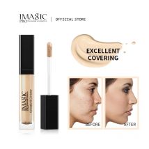 IMAGIC Eye Concealer & Base 6-Farben-Anzug mit vollständiger Abdeckung für alle farbigen Haut, Gesichts-/Augen-Make-up, flüssiger Concealer