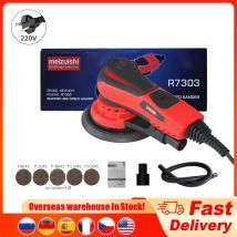 Meizuishi 2.5mm/5.0mm Levigatrice elettrica levigatrice orbitale senza polvere senza spazzole 220V levigatrice orbitale