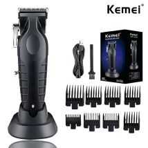 Kemei KM-2296 Professionelle Haarschneidemaschine für Männer Haarschneidemaschine mit Sitzladegerät Haarschneidemaschine Haarschnittmaschine