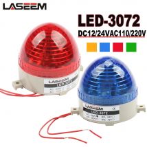 Kleine Signal Lampe AC 110V 220V/DC 12V 24V LED-3072 LED Blinkt Warnung licht Verkehrs Licht Grün Rot Blau Gelb Keine Summer