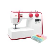 Máquina de Coser ALFA Practik 9 con 34 Puntadas y Ojal Automático