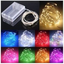 1 pz LED luci della stringa atmosfera piccola luce colorata USB alimentato a batteria lucine per la decorazione del festival della stanza all'aperto di Natale