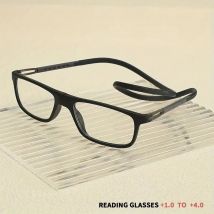 Portable Folding Reading Glasses High Definition Resin Fashion Presbyopic Eyeglasses Neck Reading Glasses