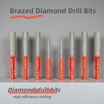 1/2/5/10Pcs Trockenen Diamant Fräsen Bohrer Bits Vergrößern Loch Trocken Bohren Core Bit 6/8/10/12mm Granit Rand Schleifen Bohren Werkzeuge