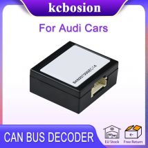 Kcbosion Autoradio-Adapter Canbus Box Verstärker Decoder für Audi A3 2004–2012 Audi A4 2003–2007 Audi TT 2008–2013 Autos 2 Din