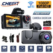 NEW 1080P HD WIFI 2/3Camera Dash Cam For Car Camera Video Recorder Car DVR Front Rear View Camera Night Vision Car Accessories