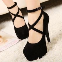 Comemore rot schwarz schwarz High Heel Stiletto Damen Kleid Pumps Mode Damen Party Plattform Sandalen Damen Scarpins Schuhe