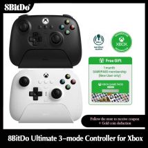 Controller 8BitDo Ultimate a 3 modalità con joystick ad effetto Hall, gamepad per Xbox One, Xbox Series X / S, PC Windows 10 11, Android