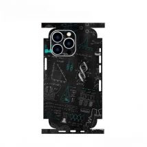 Pelle decalcomania colorata per iPhone 15 13 12 14 Pro Max Mini Pellicola posteriore Cover Wrap Protezione schermo posteriore Adesivo durevole antigraffio