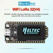 Heltec WiFi LoRa 32 V4 863-928MHz ESP32S3+SX1262 BLE LoRa Node, Meshtastic and LoRaWAN 0.96 inch OLED Solar Powered Dev-Board