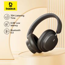 Baseus Bowie D05 słuchawki bezprzewodowe 3D przestrzenne słuchawki audio zestaw słuchawkowy Bluetooth 5.3 sterownik 40mm składane słuchawki nauszne 70H