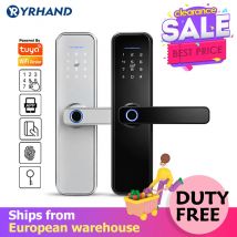 Cerradura inteligente X5, dispositivo de seguridad biométrico, resistente al agua, con huella dactilar, WiFi, APP, contraseña, envío desde la UE