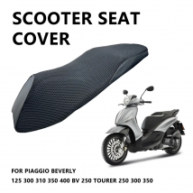 Für Piaggio Beverly 125 300 310 350 400 BV 250 Tourer 250 300 Motorroller-Sitzbezug Sonnenschutz Atmungsaktiver Roller-Sitzkissenbezug