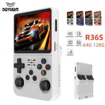 Open Source R36S Console per videogiochi portatile retrò sistema Linux schermo IPS da 3.5 pollici lettore Video tascabile portatile 64GB 128G giochi