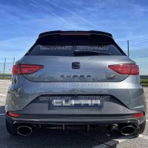 Per Aleron Seat Leon St Cupra Mk3 Spoiler sul tetto Ala per Seat Leon Cupra Mk3 13 - 21 Colore carbonio Spoiler posteriore superiore Estensione ala