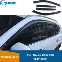 Seitenfensterabweiser für Mazda CX-5 CX5 2017 2018 2019 2020 2021 2022, Auto-Windschutz, Wetterschutz, Türvisier, Sonne, Regenschutz