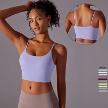 Yoga Bh Frauen Atmungsaktive Sport-Bh Sexy Atmungsaktiv Schnell Trocknend Sport Büstenhalter Frauen Sexy Yoga Weste Einfarbig Nylon Yoga
