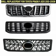 TRD Racing Grill Grills Replacement Mesh For Toyota 03-09 Land Cruiser Prado FJ120 LC120  2700 4000 Upgrade Modicication Parts