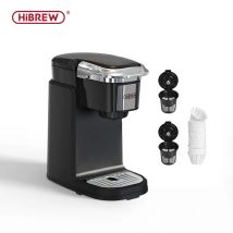 Macchina da caffè con filtro HiBREW per capsule K-Cup e caffè macinato, macchina da tè distributore di acqua calda Caffettiera monodose