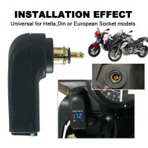 Accessori moto Caricatore doppio USB per BMW R1200RT R1250GS R1200GS F800ST F800R F800GS R1300GS ADV R12 Hella DIN Socket