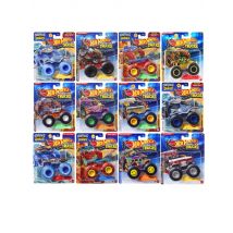 Genuine Hot Wheels Car Monster Trucks Boys Toys 1:64 Deicast Tiger Shark Mega Wrex Alarm Bone Shaker Big Foot Too School Gift