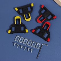 1Set Rennrad Pedal Cleat SPD PC Selbstsichernde Fahrrad Pedale Platte Clip Float Pedal Cleats Radfahren Schuhe Zubehör