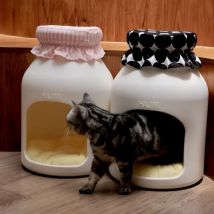 Babyflasche, niedliches Design, für Katzen und Hunde, multifunktionaler kleiner Hocker, Katzenhütte, Haustierhaus, Produkte, Möbelzubehör, Zubehör