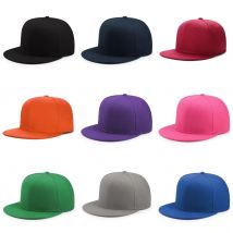 Baseball Caps Für Männer Frauen Unisex Hip Hop Einfarbig Flache Krempe Snapback Hüte Für Frauen Frühling Sommer Sonnenhut Street Dance Kpop