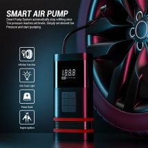 4 in 1 Auto-Starthilfe mit 150psi Luft kompressor 1000a Batterie-Booster (bis zu 5l Gas motor) 7500mAh Power Bank mit LED-Licht