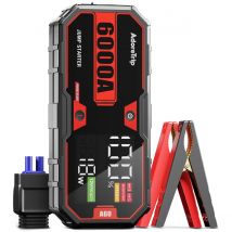 AdoreTrip 20000mAh Samochodowy Rozrusznik Akumulatorowy 6000A z Power Bankiem 12V Ładowarka Akumulatorów Samochodowych Urządzenie Rozruchowe