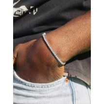 4mm Cubic Zirconia Tennis Bracelet For Women Silver Color Bracelets