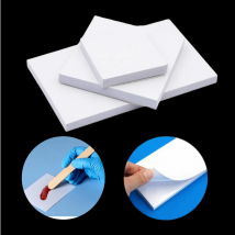 50 Blatt/Packung Dental-Mischpapier S/M/L Einweg 2 Seiten Poly-beschichtetes Labor-Mischpad Verdickung Weißes Zementierpapier für Dental