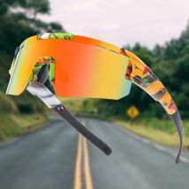 Mode Sonnenbrillen Outdoor Radfahren Gläser Sport Tinte Neue Radfahren Gläser Outdoor Sport Gläser Verbunden Große Rahmen Sonnenbrille