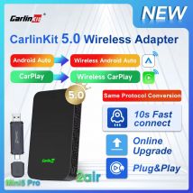 2air CarlinKit 5.0  CarPlay bezprzewodowy bezprzewodowy Android Auto Box 2.4G i 5.8Ghz WiFi BT