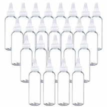 10 pezzi bottiglia trasparente a bocca affilata 10/30/50/60/100/120ml bottiglie di plastica comprimibili con ago bottiglia di pasta colorata bottiglia di colla per inchiostro