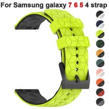 20mm 22mm Silikonarmband für Samsung Galaxy Watch 7/6/5/4 40 44mm 6 4Classic Gear S3 Universalband Armband für Huawei GT3 4Pro