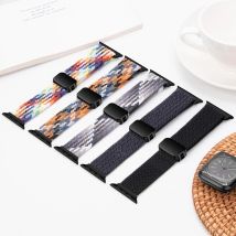 Geflochtenes Armband für Apple Watch Band 44 mm 40 mm 45 mm 41 mm 42 mm 46 mm 49 mm 38 mm Magnetarmband iWatch Serie 10 SE 9 8 7 6 Ultra 2