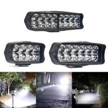 Reflektor motocyklowy 8/12/16 LED światła drogowe wodoodporny reflektor pomocniczy skuter reflektor