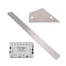 3 szt. Szyjka gitary karbowana linijka z prostą krawędzią narzędzie dla lutników miernik akcji strun linijka wysokości linijka gitara Fret przewodnik po poziomowaniu