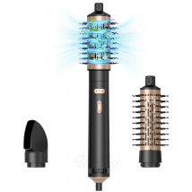 3-Zoll-Haartrocknerbürste, rotierende Fönbürste, Heißluft-Styler, elektrischer Haartrockner, Heißluft-Spin-Bürsten-Set, Lockenstab, Kamm