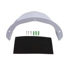 1/2 pezzi copertura per fotocamera parasole antipioggia copertura protettiva scudo da parete protezione impermeabile antipioggia per fotocamera esterna