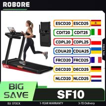 Tapis roulant ROBORE SF10 con inclinazione al 12%, carico massimo 136 kg, tapis roulant elettrico 12 km/h, tapis roulant pieghevole per la casa con 3,0 HP