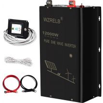 12000W Split-Phase-Solar-Wechselrichter-Strom versorgungs batterie mit reiner Sinus welle, 24V/36V/48V/96V Gleichstrom bis 110/220V,120/240V Wechselstrom