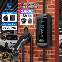 Il caricabatterie mobile EV Kolanky regola il ritardo di ricarica di 16A 3,6KW a casa per auto elettriche ibridi PHEV