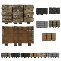 Molle Combat Bag Vest Mag Pouch Pack cartucce veloci Clip porta munizioni porta munizioni Tactical Mag 7.62 Triple Magazine Pouch