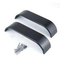 Maßstab 1:14 Metall Dual Axis Fender 2 Stück für 1/14 Tamiya RC Trailer Dump Truck Car LESU SCANIA Hino Iveco Actros MAN DIY