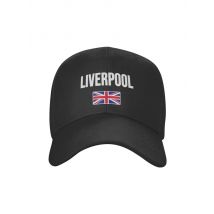 Liverpool England British Flag Union Jack UK Sun Baseball Cap Hats Adjustable For Men Women Unisex Cool Outdoor Hat