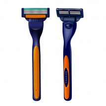 Hochwertige Herren-Rasierklingen aus Deutschland, Edelstahlklinge, bequemes Rasieren, kompatibel mit Gillette Mach 3-Rasierer-Ersatzkopf